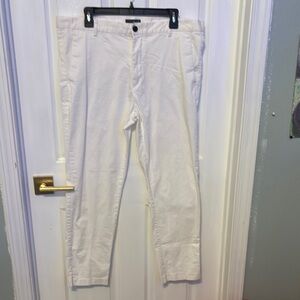 H&M White Chinos with Straight Cut